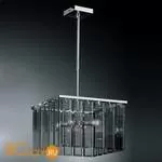 Подвесной светильник IDL Roma 359/4S chrome / smoke grey with engraving