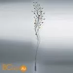 Бра IDL Rosetta 325/9A Chrome Color roses/Black prisms