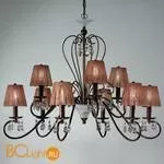 Люстра IDL Rossella 301/6+3 Polished brown V330/165/11