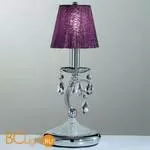 Настольная лампа IDL Rossella 301/1L Chrome purple crystal
