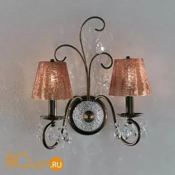 Бра IDL Rossella 301/2A Polished brown V330/165/11