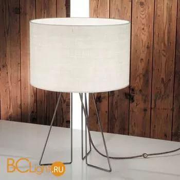 Настольная лампа IDL Seventy 587/1LG steel light jute