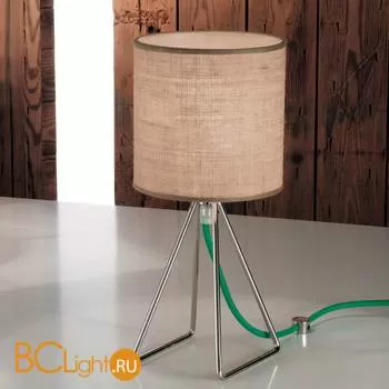 Настольная лампа IDL Seventy 589/1L steel dark jute