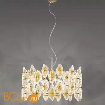 Подвесной светильник IDL Sofia 488/6 Light gold+GoldMurano - Фото 0