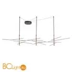 Подвесной светильник IDL Steli 612/6+6+6 black nickel + copper