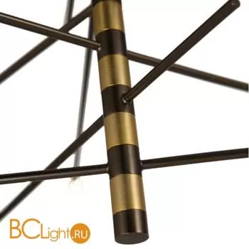 Подвесной светильник IDL Steli 612/10 black nickel + matt gold - Фото 0