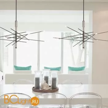 Подвесной светильник IDL Steli 611/8 black nickel + matt nickel - Фото 1