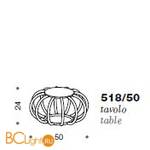 Настольная лампа IDL Sunlight home 518/50 - Схема