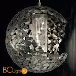 Потолочный светильник IDL Twister 509/8 silver corten with chromed chains