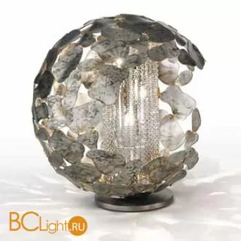 Настольная лампа IDL Twister 509/3L silver corten with chromed chains