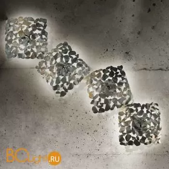 Настенный светильник IDL Twister 509/16A-M silver corten with chromed chains