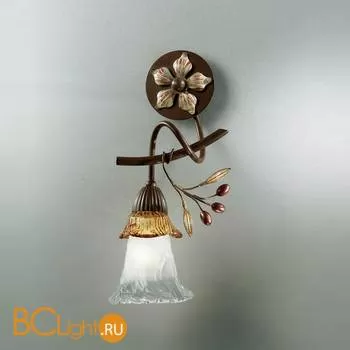 Бра IDL Ulivo 304/1A AMBER CRYSTAL GLASS