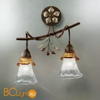 Бра IDL Ulivo 304/2A AMBER CRYSTAL GLASS