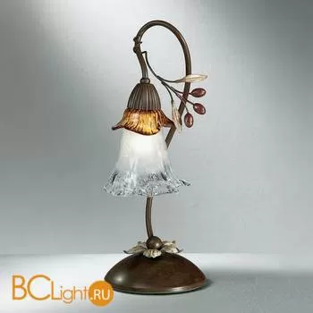 Настольная лампа IDL Ulivo 304/1L AMBER CRYSTAL GLASS