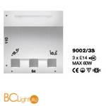 Подвесной светильник IDL Venus 9002/3S white - Схема