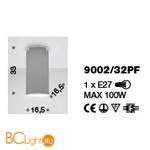 Потолочный светильник IDL Venus 9002/32PF white - Схема