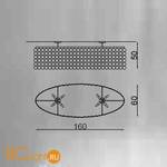 Потолочный светильник IlParalume MARINA 2221 2085/OVAL - Схема