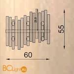 Настенный светильник IlParalume MARINA 3324 2054A/NN - Схема