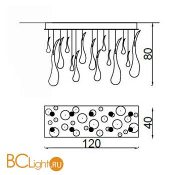 Потолочный светильник IlParalume MARINA 3326 2062 - Схема