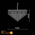 Подвесной светильник IlParalume MARINA 3326 1562 - Схема