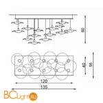 Потолочный светильник IlParalume MARINA 5529 2059 - Схема