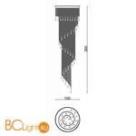 Потолочный светильник IlParalume MARINA 5530 2017/BR/SV - Схема