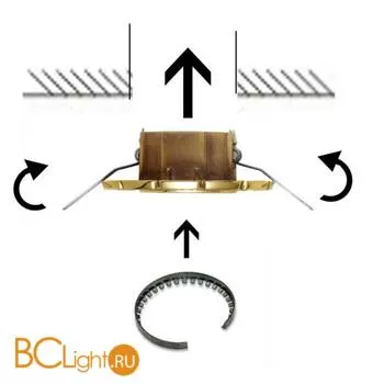 Встраиваемый спот (точечный светильник) IlParalume MARINA 7710 1819/OV - Фото 1