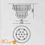 Потолочный светильник IlParalume MARINA 7717 2015/NL - Схема