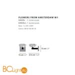 Бра Ilfari Flowers from Amsterdam W1 10811 02 - Схема