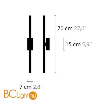Бра Ilfari Glow W2 XL 11070 02 - Схема