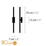 Бра Ilfari Glow W2 XL 11070 02 - Схема