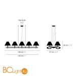 Люстра Ilfari Lazy Sunday H10 11446 - Схема