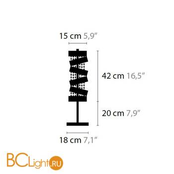 Настольная лампа Ilfari Secret Club T1 12060 02 - Схема