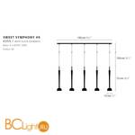 Подвесной светильник Ilfari Sweet Symphony H5 12830 - Схема