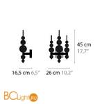 Бра Ilfari Tears from Moon W3 MINI 13211 05 - Схема