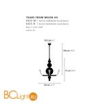 Люстра Ilfari Tears from Moon H5 13051 - Схема