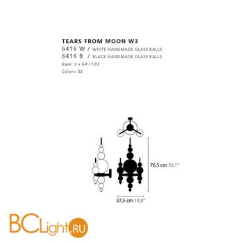 Бра Ilfari Tears from Moon W3 13220 - Схема