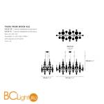 Люстра Ilfari Tears from Moon H22 13130 - Схема