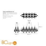 Люстра Ilfari Tears from Moon H34 13151 - Схема