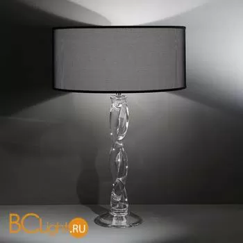 Настольный светильник Italamp 8023/LG Transp. / NK / Black shade