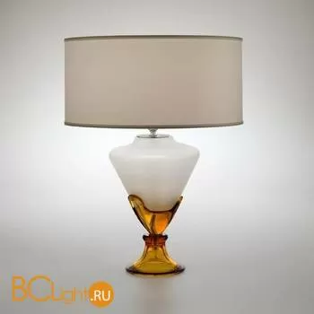 Настольный светильник Italamp 8104/LG Amber / NK / White shades
