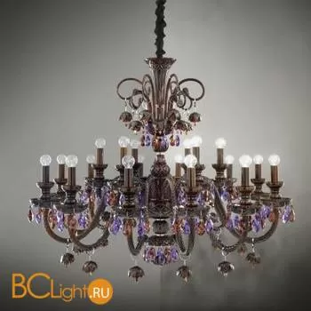 Люстра Italamp 249/12+6 Brown / NK / SW Elements