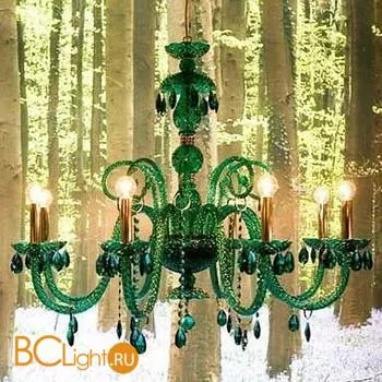 Люстра Italamp 180/8 Green / C / Sw Emerald