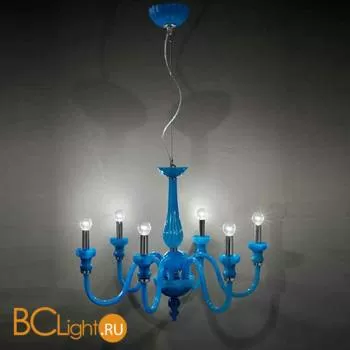 Люстра Italamp 222/6 Turquoise / NK