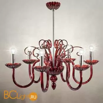 Люстра Italamp 347/6 Red / NK