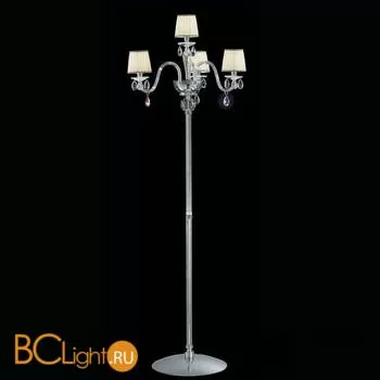 Торшер Italamp 440/C Transp. / C / Spectra Crystal / Ivory halfshade