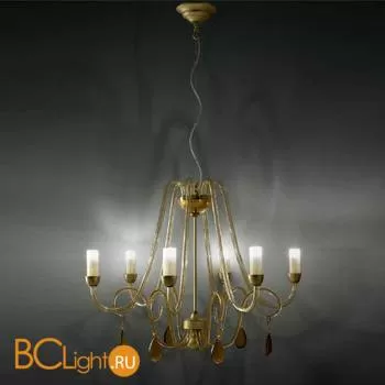Люстра Italamp 451/6 Amber / OA
