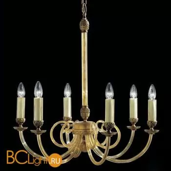 Люстра Italamp 545/6 Amber / OA