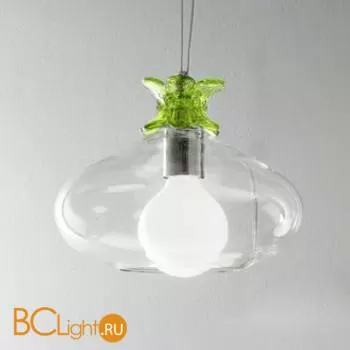 Подвесной светильник Italamp 8019/SP Transp. / NK / Acid green crystal flower