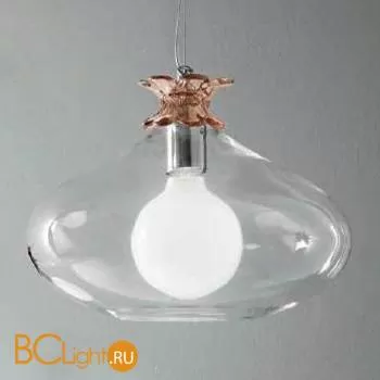 Подвесной светильник Italamp 8019/SG Transp. / NK / Powder crystal flower